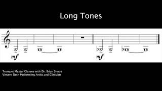 Long Tones Trumpet Warm Up [upl. by Hughes547]