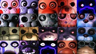 All FNAC JUMPSCARES in 2 Minutes 20152019  FNAC 1 2 3 Remastered [upl. by Cardew]