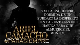 LETRA ¨LAS 4 DE LA MAÑANA¨  Ariel Camacho Y Los Plebes del Rancho Lyric Video [upl. by Kylander683]