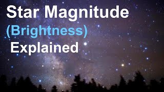 Star Magnitude Brightness Explained [upl. by Nahgaem298]