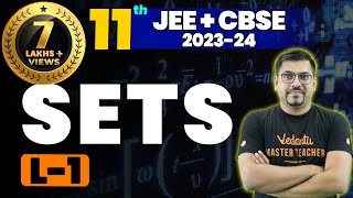 Sets  Concepts L1  Sets Class 11 Maths Chapter 1  CBSE JEE 2024  Harsh Sir  Vedantu Math [upl. by Notsirt]