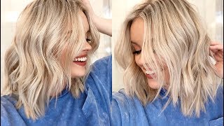 HOW TO EASY WAVES TUTORIAL  Short to Medium Length Hair [upl. by Kosel]