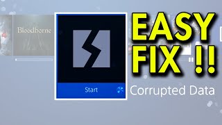 HOW TO FIX PS4 CORRUPTED DATA ERROR Solved✔️ [upl. by Pierre]