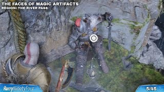 God of War  All Artifacts Locations Guide Curator Trophy Walkthrough [upl. by Onairam]