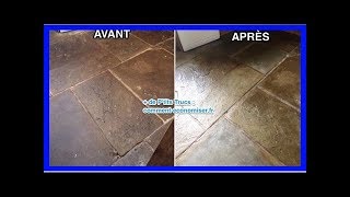 LAstuce Pour Nettoyer et FAIRE BRILLER un Carrelage ENCRASSÉ [upl. by Gaidano]