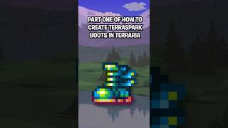 How to craft terraspark boots in Terraria PART 1 [upl. by Epolulot]