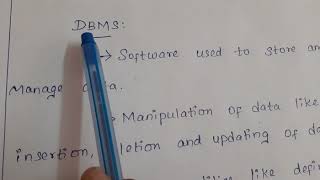 DBMS in Tamil  Ep  01 [upl. by Bricker]