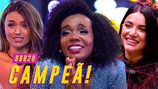 THELMA CAMPEÃ O DISCURSO EMOCIONANTE DA FINAL DO BBB20 😭💛  BIG BROTHER BRASIL 20 [upl. by Fink]