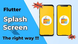 Create Splash Screen in Flutter App the Right Way in 2021 [upl. by Renick]