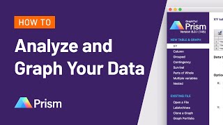 How To Analyze and Graph Your Data in Prism [upl. by Annohsat]