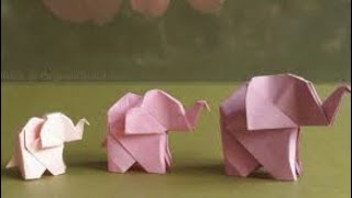 como hacer elefante de papel  origami [upl. by Yelhsa927]