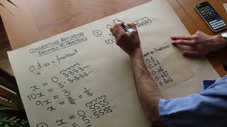 Recurring Decimals to Fractions  GCSE [upl. by Kama]