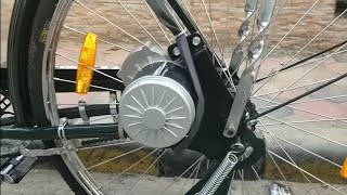 Build a powerful Electric Bicycle at homePMDC 250W GEARED MOTOR [upl. by Beau175]