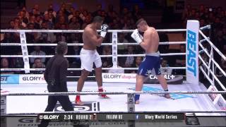 GLORY 22 Rico Verhoeven vs Benjamin Adegbuyi Full Video [upl. by Kcuhc]