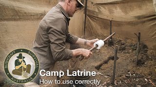 How to use a camp latrine [upl. by Boar801]