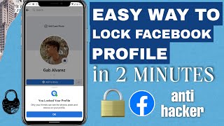 How to lock Facebook Profile 2022 In 2 MINUTES  UPDATED METHOD [upl. by Eelek]