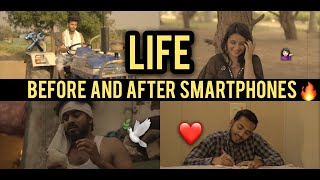 LIFE BEFORE AND AFTER SMARTPHONES   Elvish Yadav [upl. by Rezzani971]