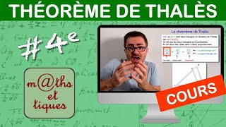 LE COURS  Le théorème de Thalès  Quatrième [upl. by Calica647]