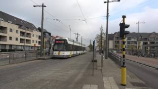 De Lijn HermeLijn 7231 Wijnegem Fortveld  Antwerpen tramstad  tramlijn 5 [upl. by Oiralednac]