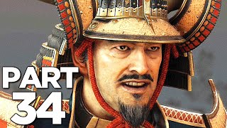 GHOST OF TSUSHIMA Walkthrough Gameplay Part 34  LORD SHIMURA PS4 PRO [upl. by Nnylamme366]