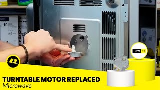 How to Replace a Microwave Oven Turntable Motor [upl. by Naul]