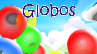 🎶 😊 Fixed Globos  Learn colors in Spanish  😊 Spanish songs for kids with lyrics by Miss Rosi [upl. by Ettennal763]