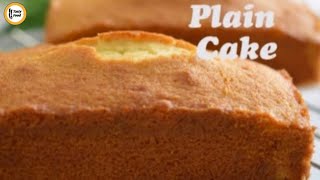 Plain Cake Recipe By Tasty Food [upl. by Ahsatsana706]