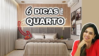 6 dicas quarto casal  Larissa Reis Arquitetura [upl. by Ailaro]