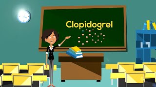 Clopidogrel  Pharmacology Animation Video  Student Online Education  VLearning™ [upl. by Trixi82]