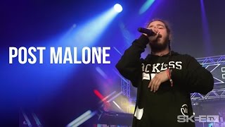 Post Malone quotWhite Iversonquot  First ever TV performance Live on SKEE TV [upl. by Ahsirahc]