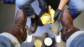 CANT SLEEP TAKE A SEAT  ANGELO SHOE SHINE ASMR [upl. by Lunt]