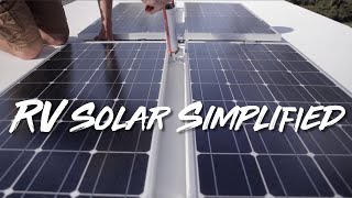 RV Solar Simplified Simple RV Solar Setup [upl. by Darooge806]