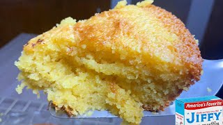 How To Make The Most Moist amp Sweet Cornbread Using Jiffy Mix  Recipe [upl. by Adnauqahs722]