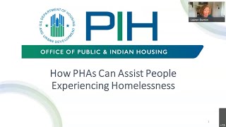 How PHAs Can Assist People Experiencing Homelessness Webinar [upl. by Ancel656]