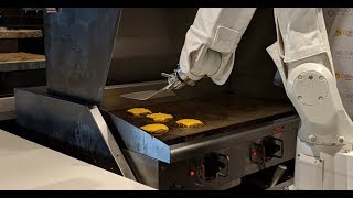 Flippy the Burger Flipping Robot at CaliBurger Pasadena [upl. by Khai]