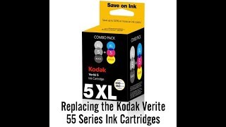 Kodak Verité 55 Ink Cartridge Replacement [upl. by Zachar997]