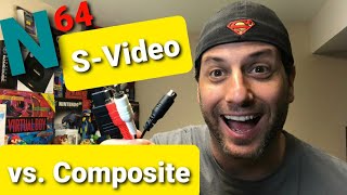 Nintendo 64 SVideo vs Composite Comparison [upl. by Tlihcox2]