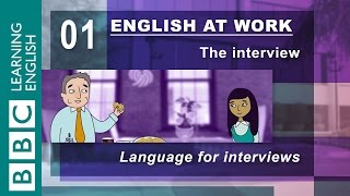 How to prepare for an interview  01  English at Work has the answers [upl. by Bruni]