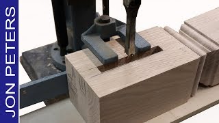 Mortise Machine Basics  How to use a Hollow Chisel Mortiser [upl. by Verdie]