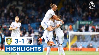 Highlights Leeds United 31 West Brom  Rodrigo Phillips and Bamford seal win  Premier League [upl. by Tippets]