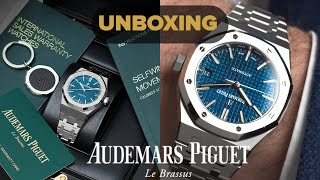 UNBOXING MY NEW Audemars Piguet Royal Oak Finally Arrived [upl. by Derdle]