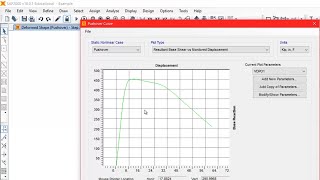 SAP2000 Pushover analysis [upl. by Kostman]