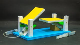 School Science Projects  Hydraulic Bridge [upl. by Dupin]