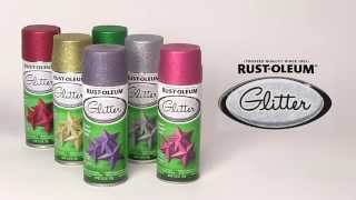 Add Full Coverage Sparkle with RustOleum Glitter Spray Paint [upl. by Court]