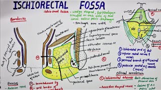 Ischiorectal Fossa  Ischioanal Fossa [upl. by Adliw]