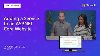 Adding a Service to an ASPNET Core Website  ASPNET Core 101 4 of 13 [upl. by Daht]