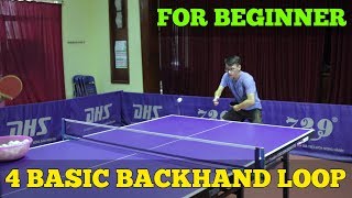 4 Basic Backhand Exercise For Beginner  MLFM Table Tennis [upl. by Giacopo325]