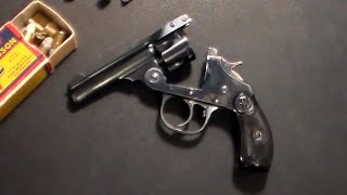 Iver Johnson 32 SampW Top Break Revolver [upl. by Nylasej689]