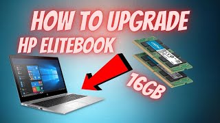 How to Upgrade Ram on HP Elitebook 840 G5  Add Memory or Change Battery and SSD [upl. by Eanert]