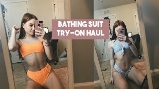 BATHING SUIT TRY ON HAUL 2018 ZAFUL [upl. by Airottiv]